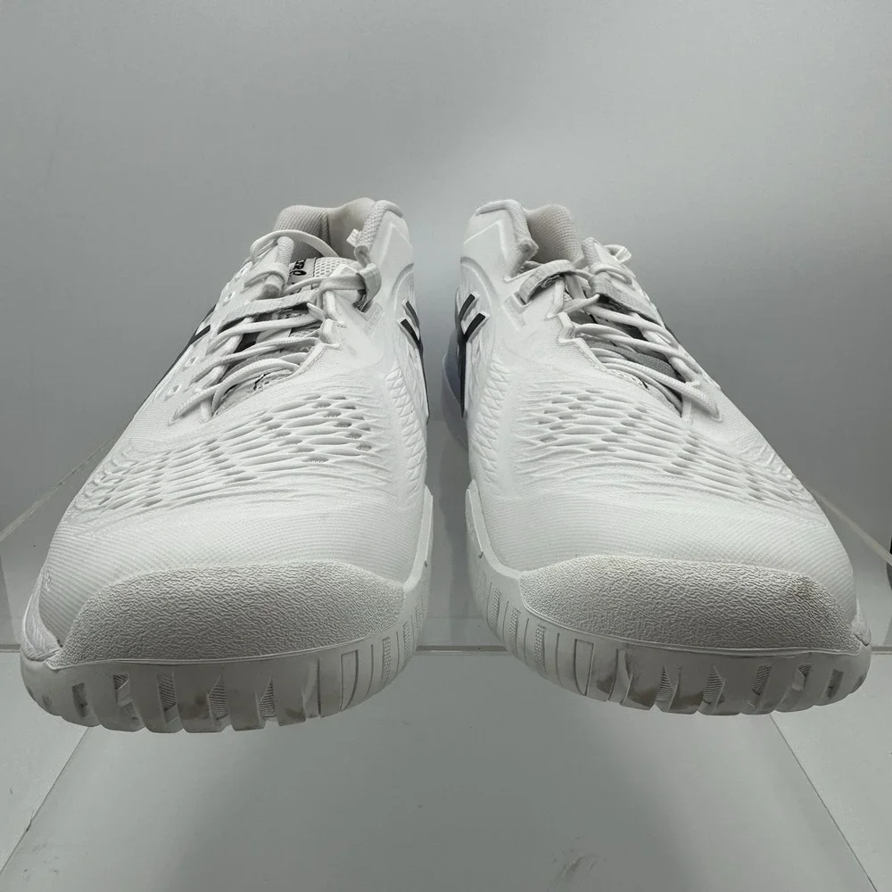 Asics Gel-Resolution X 1041A481 White Tennis Court Shoes Men's Size 13